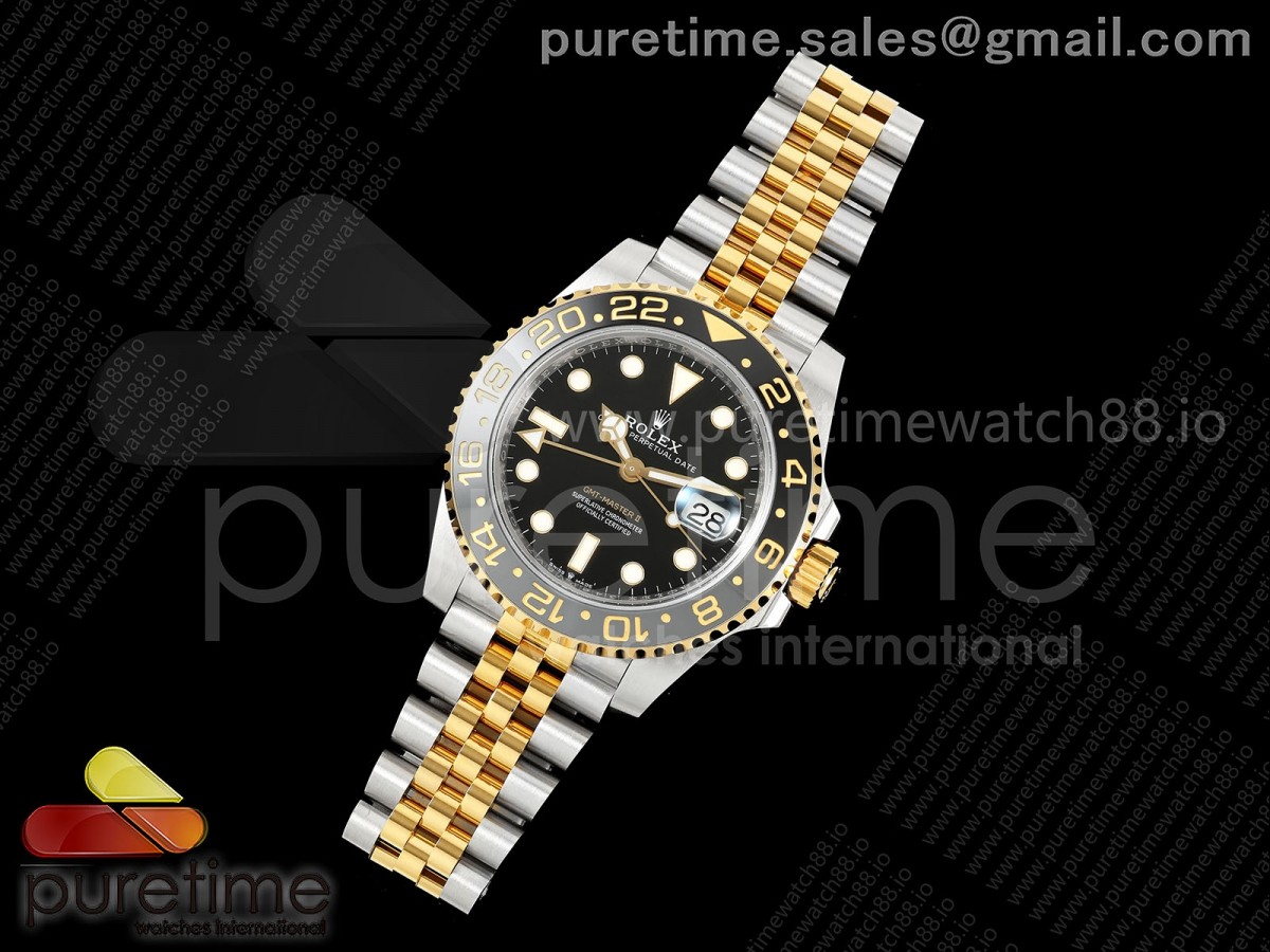 GMT-Master II 126713 GRNR Black/Gray Ceramic RCF 1:1 Best Edition on Jubilee Bracelet JH3285