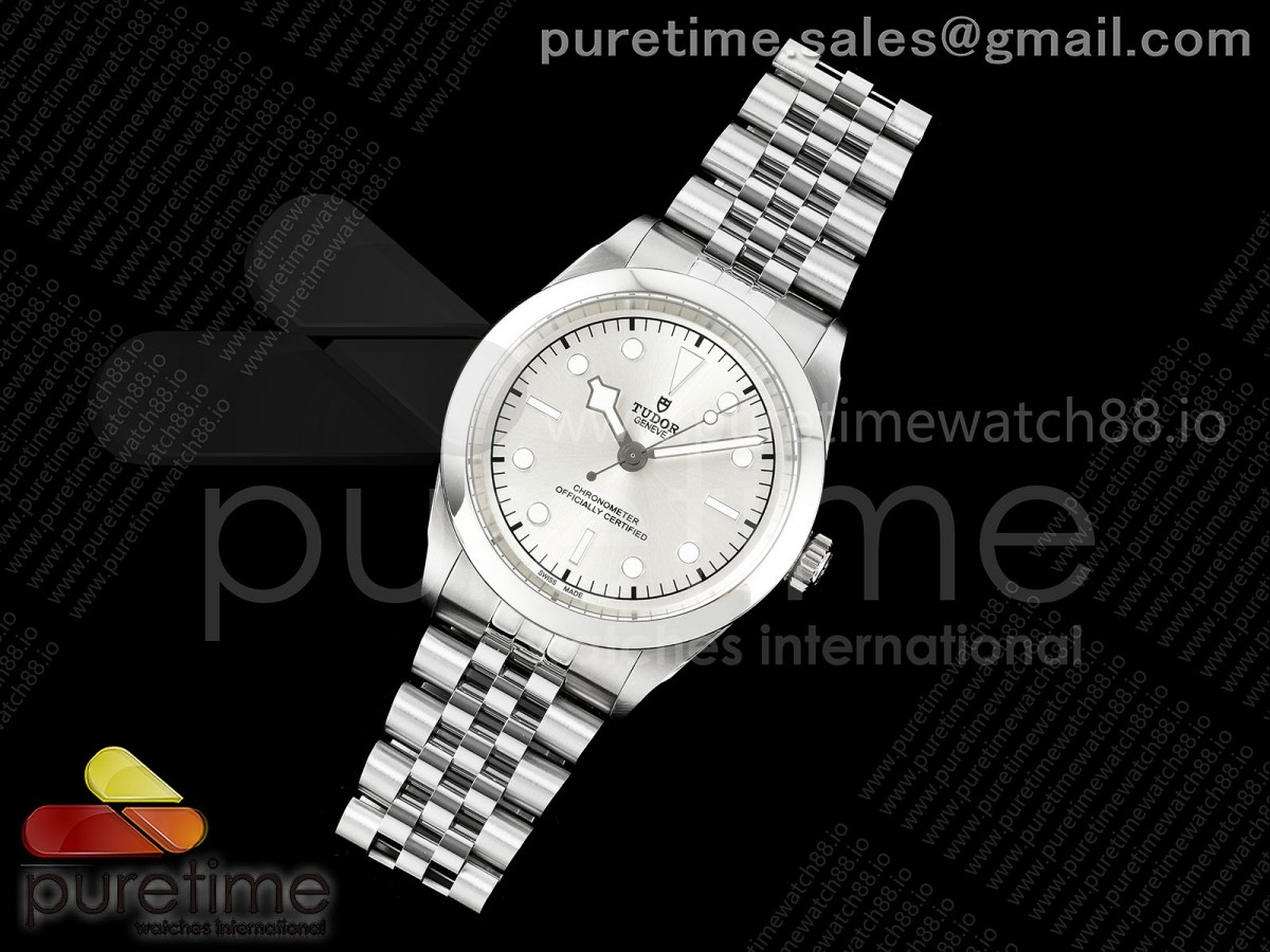 Black Bay One 41 SS HTF 1:1 Best Edition Silver Dial on SS Bracelet A26J