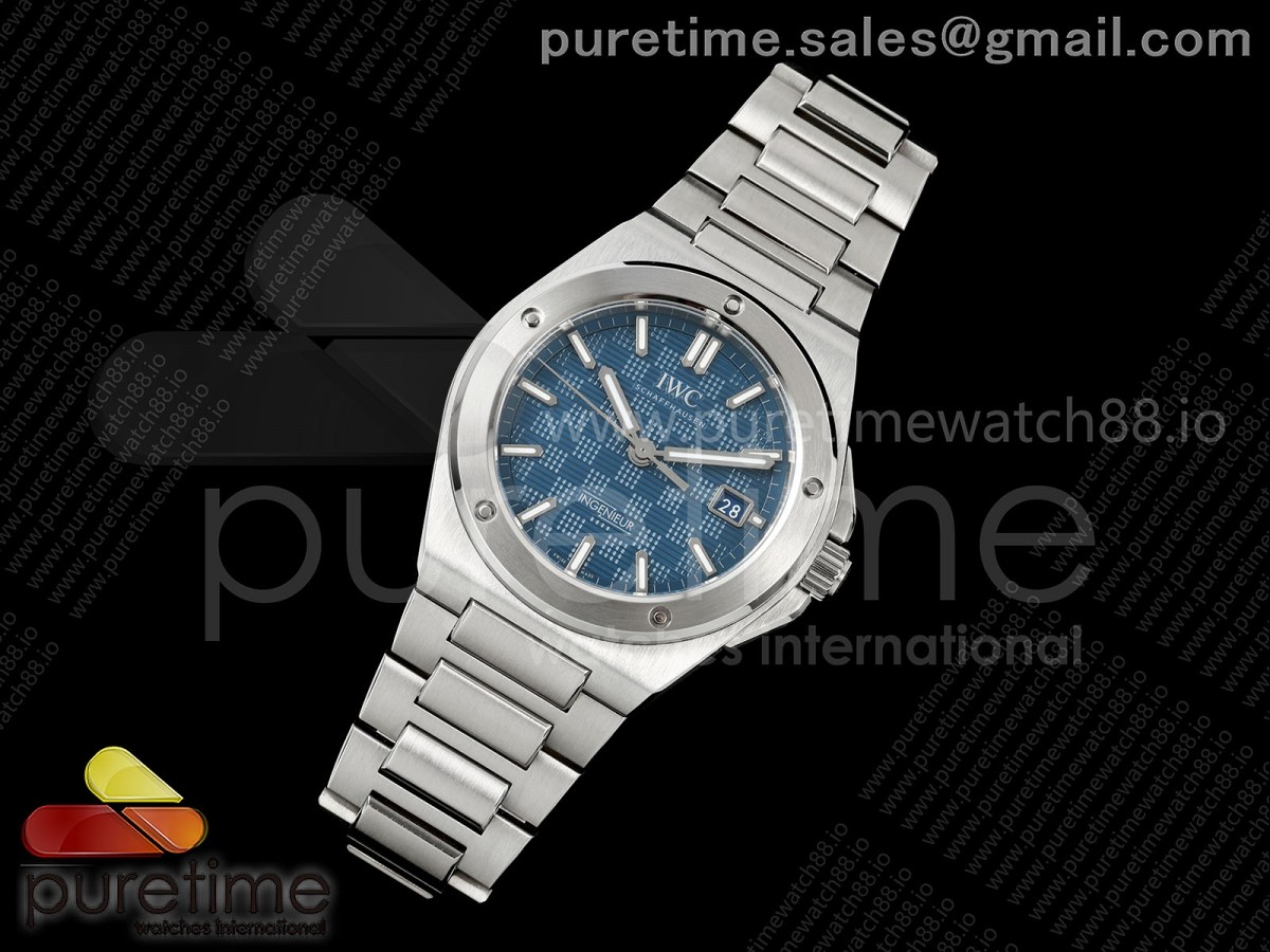 Ingenieur Automatic 40 SS MZF 1:1 Best Edition Blue Dial on SS Bracelet A2892