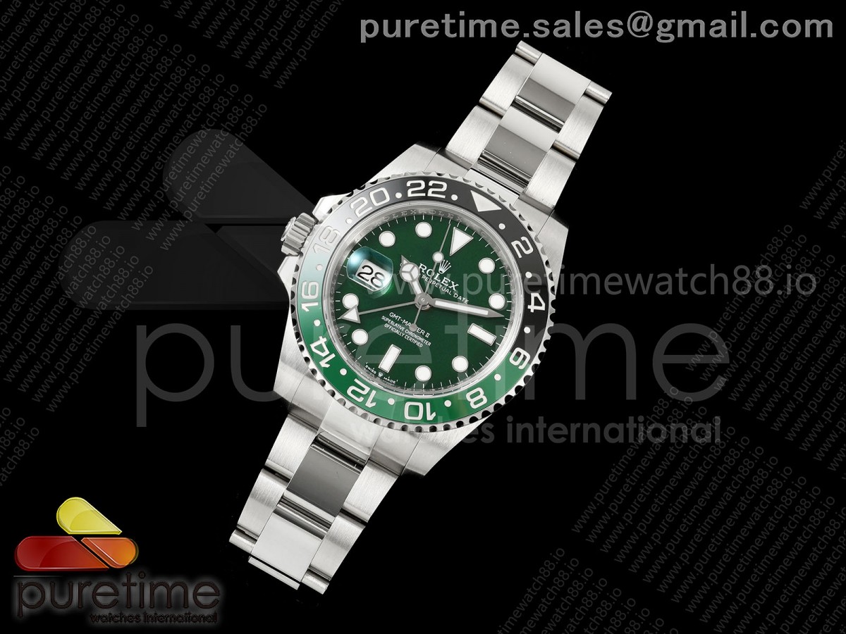 GMT-Master II 126729 VTNR Black/Green Ceramic RCF 1:1 Best Edition on Oyster Bracelet JH3285