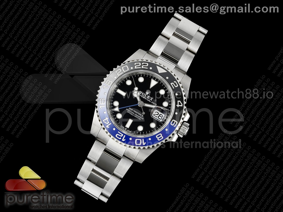 GMT-Master II 126710 BLNR 904L Steel RICH 1:1 Best Edition on Oyster Bracelet JH3285 (Free Sprung) V2