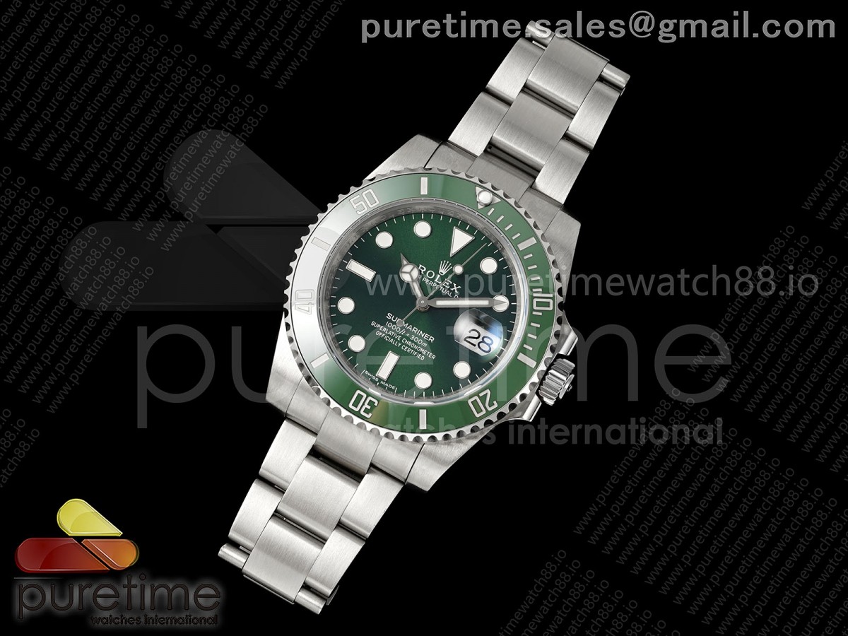 Submariner 40mm 116610 LV Green Ceramic Noob 1:1 Best Edition SA3135