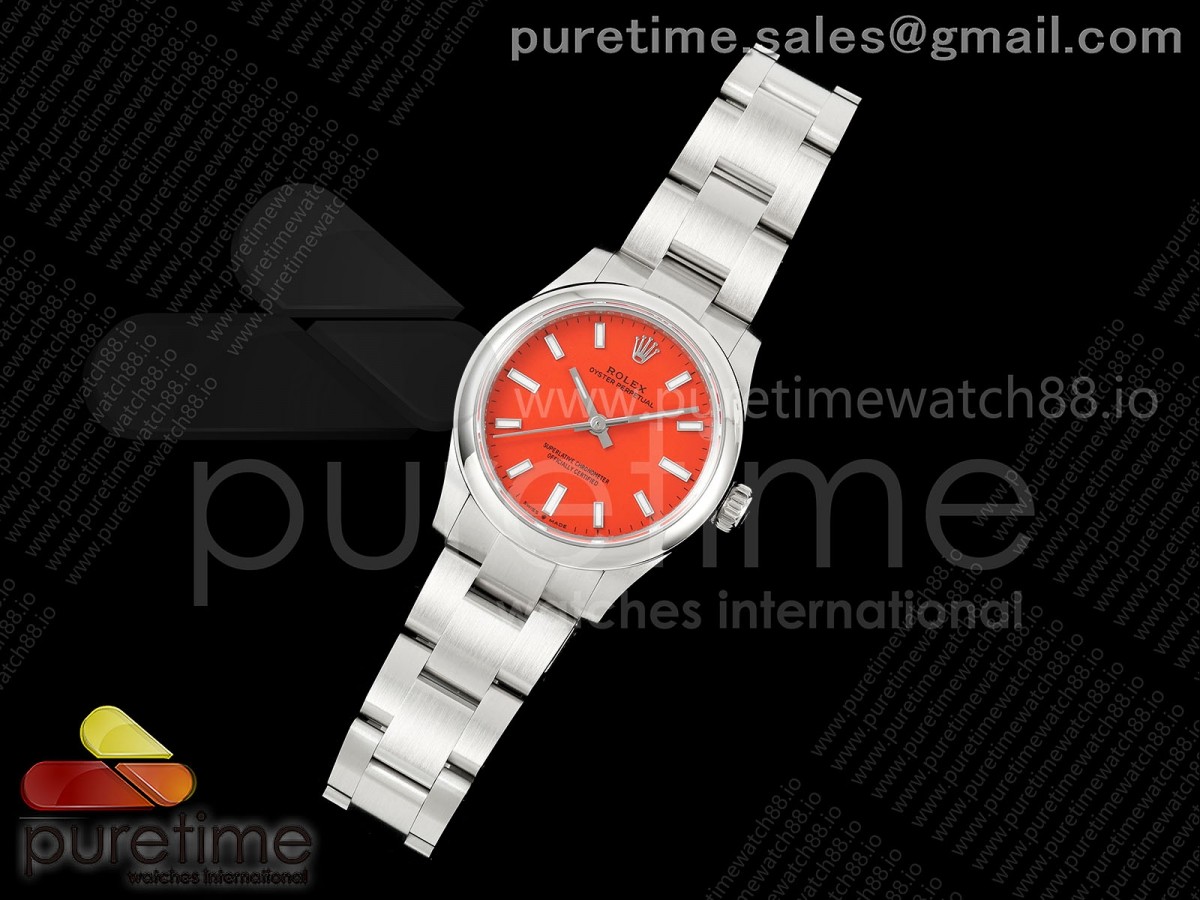 Oyster Perpetual 31mm 277200 EWE Best Edition Red Dial on SS Bracelet A2232