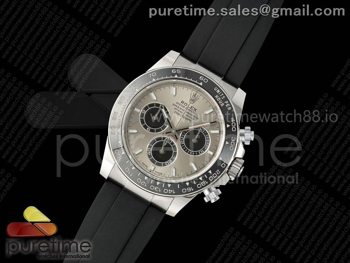Daytona 126519 ERF Best Edition Gray/Black Dial on Oysterflex Strap JH4131 (Free Sprung)