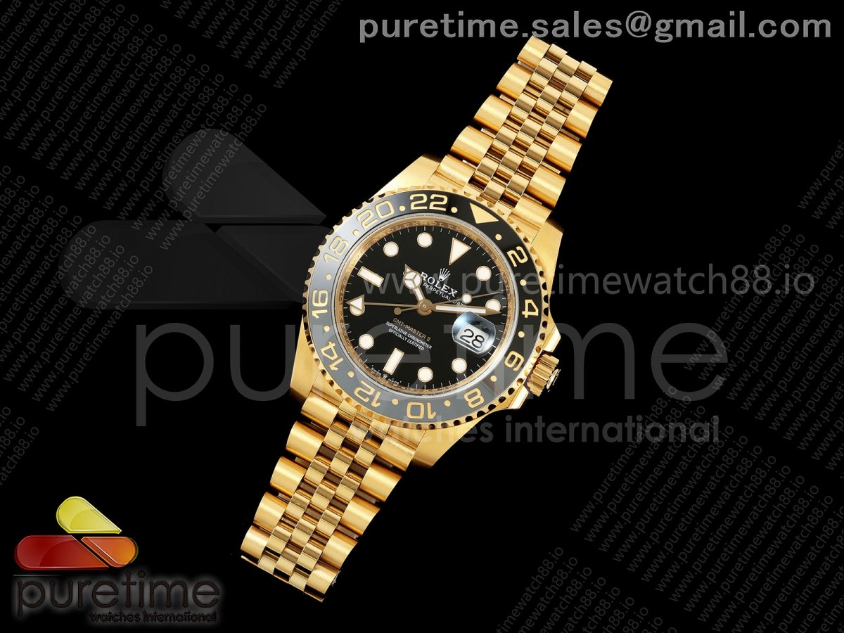 GMT-Master II 126718 GRNR Black/Gray Ceramic RCF 1:1 Best Edition on Jubilee Bracelet JH3285