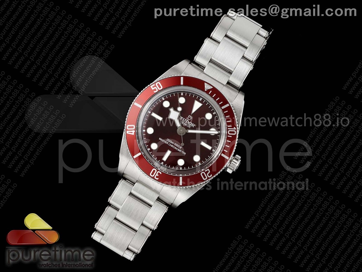 Black Bay 58 39mm SS ZF 1:1 Best Edition Red Dial on Rivet Bracelet A2824