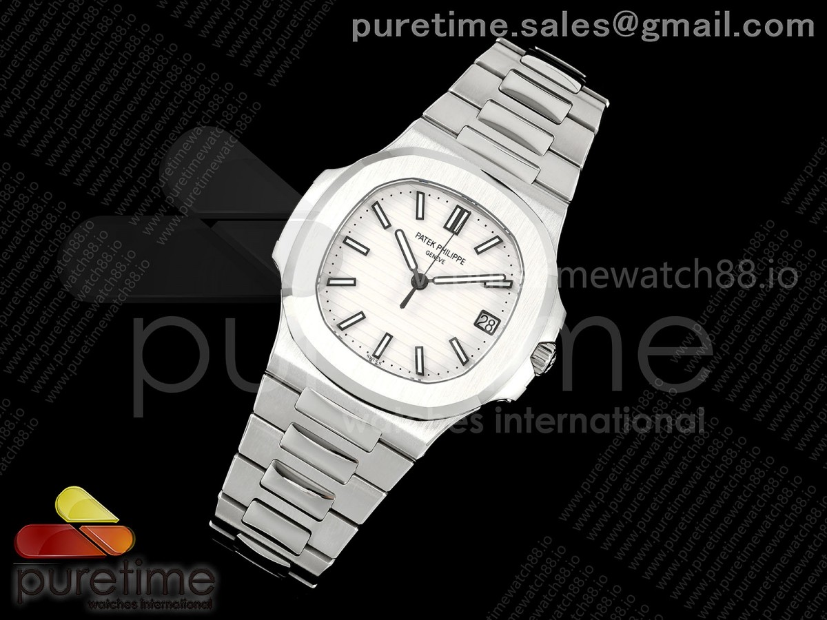 Nautilus 5711 DDF 1:1 Best Edition White Dial on SS Bracelet DD330 Super Clone