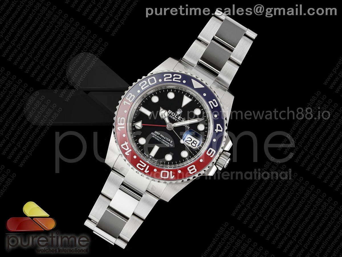 GMT-Master II 126710 BLRO 904L Steel Clean Plus 1:1 Best Edition on Oyster Bracelet DD3285-FS