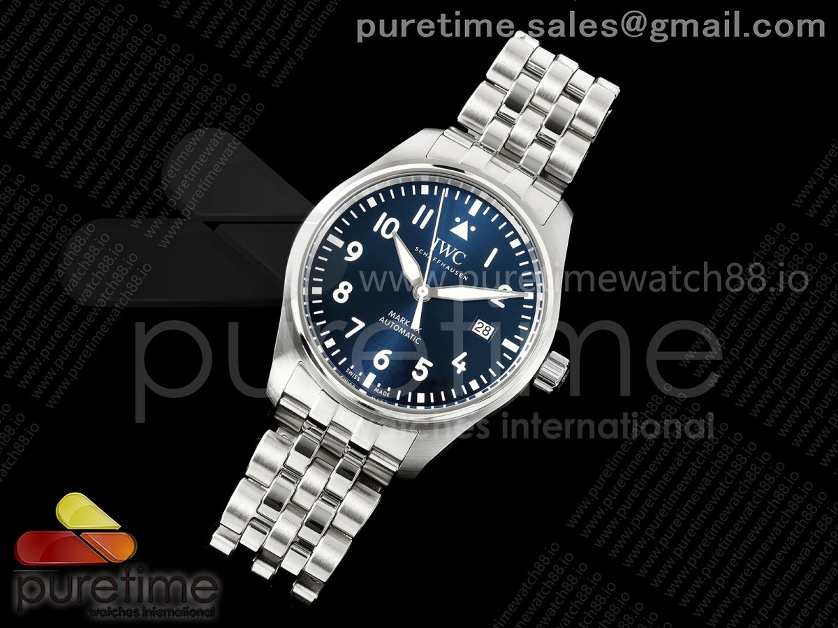 Mark XX MZF 1:1 Best Edition Blue Dial on SS Bracelet A2892