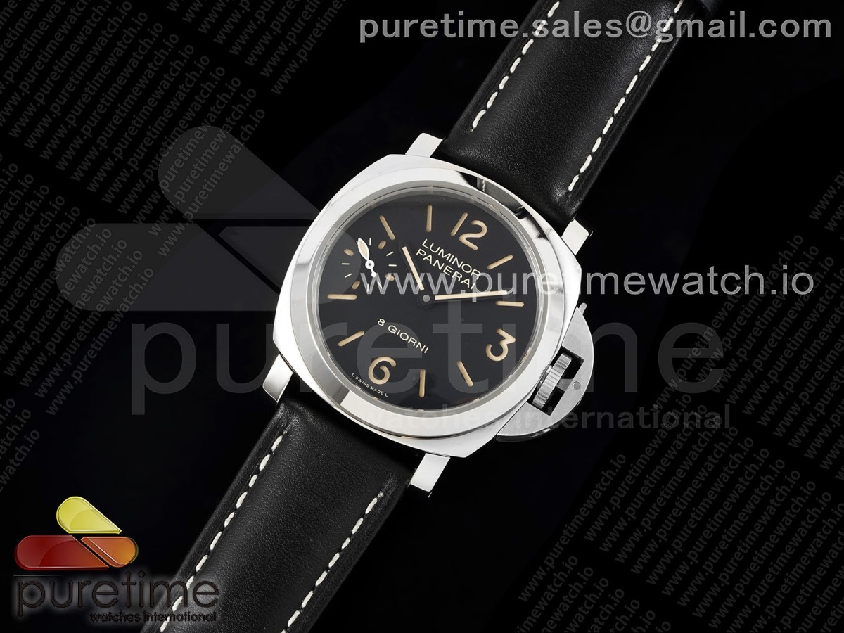 PAM915 SS HWF 1:1 Best Edition on Black Leather Strap Strap P5000