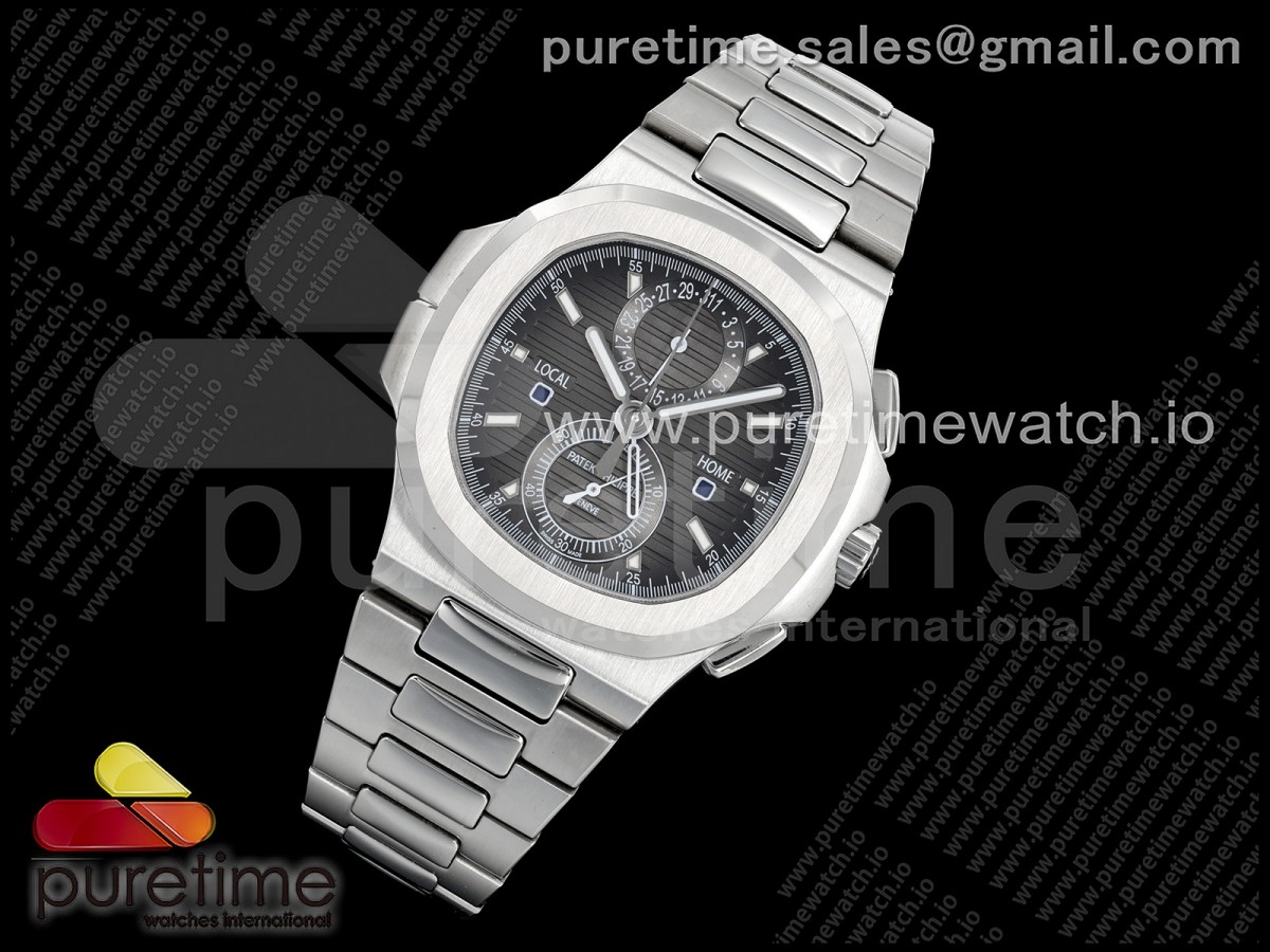 Nautilus 5990 SS 2F Best Edition Gray Dial on SS Bracelet A520
