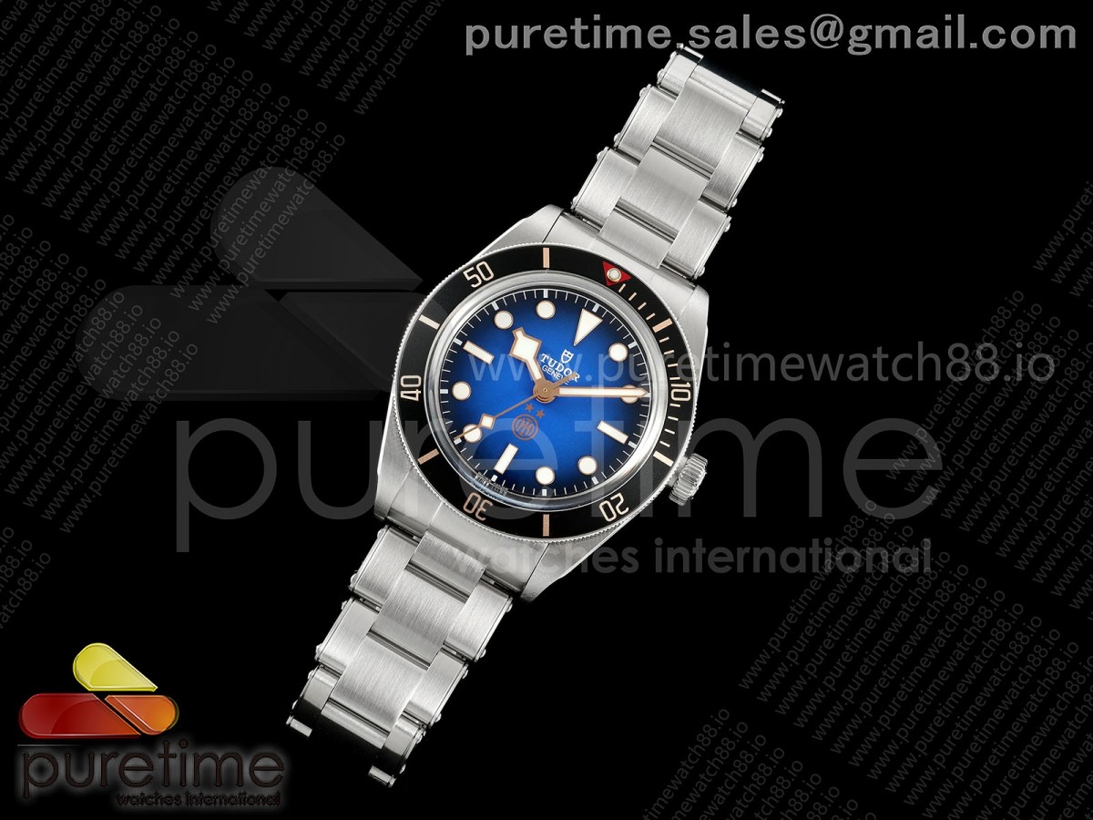 Black Bay 58 Inter Milan's SS ZF 1:1 Best Edition Blue Dial on SS Bracelet A2824