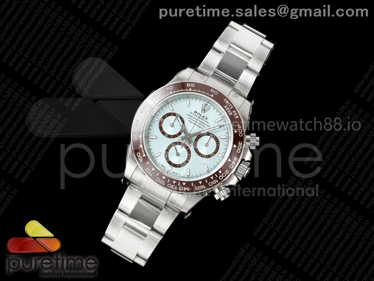 Daytona 126506 VSF 1:1 Best Edition 904L Steel Ice Blue Dial on SS Bracelet VS4131 V3s (Weighted)