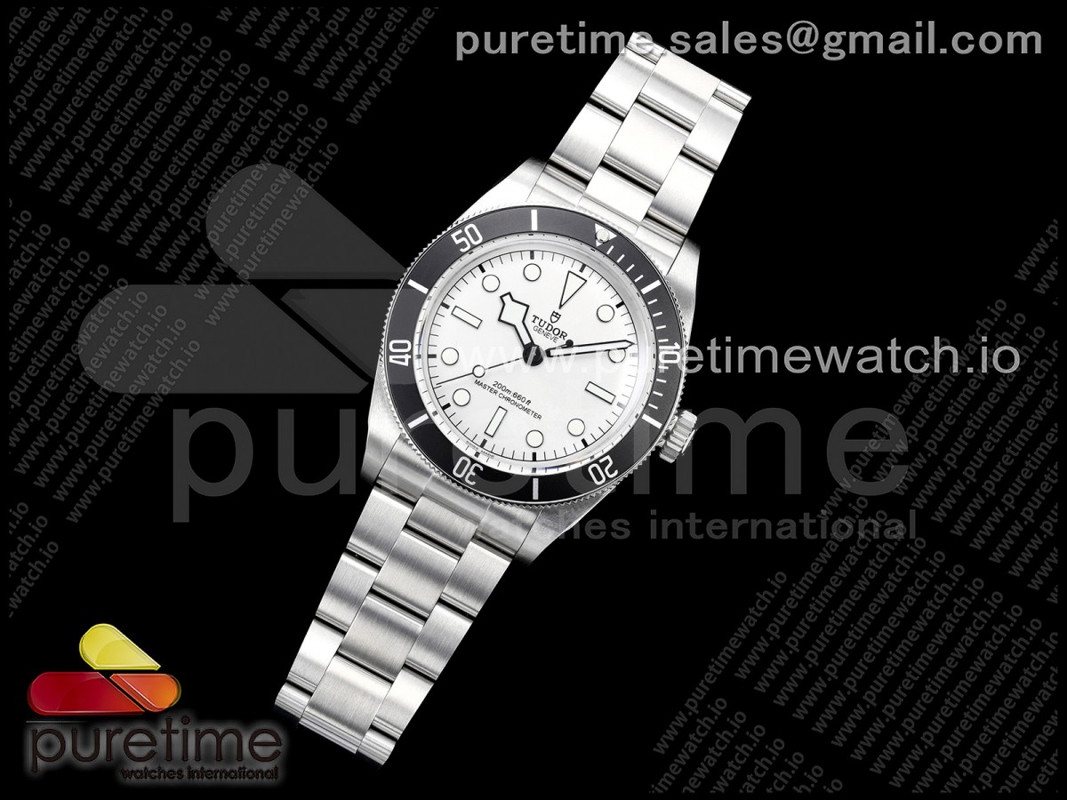 Heritage Black Bay 43mm SS ZF 1:1 Best Edition Silver Dial on SS Bracelet A2824