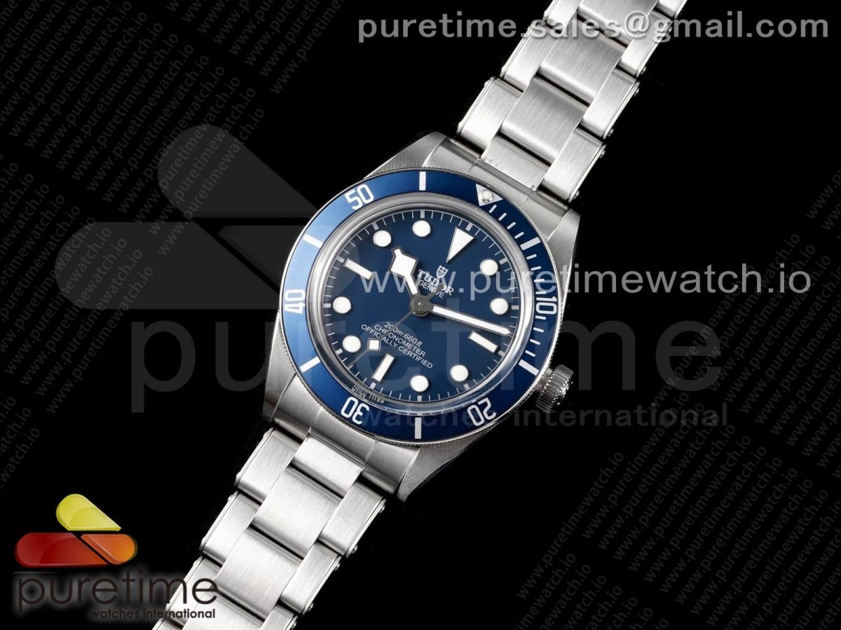 Black Bay 58 39mm SS ZF 1:1 Best Edition Blue Dial on SS Bracelet A2824