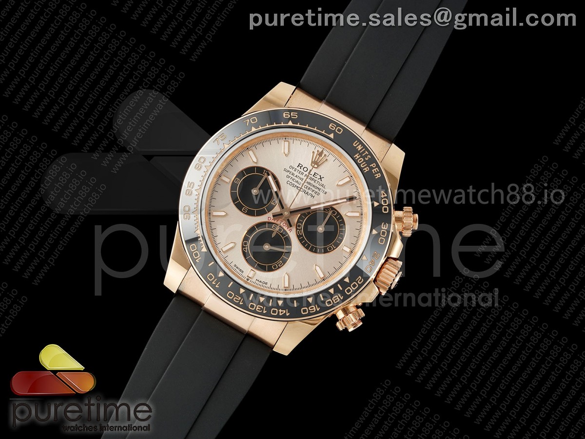 Daytona 126515 ERF Best Edition RG/Black Dial on Oysterflex Strap JH4131 (Free Sprung)