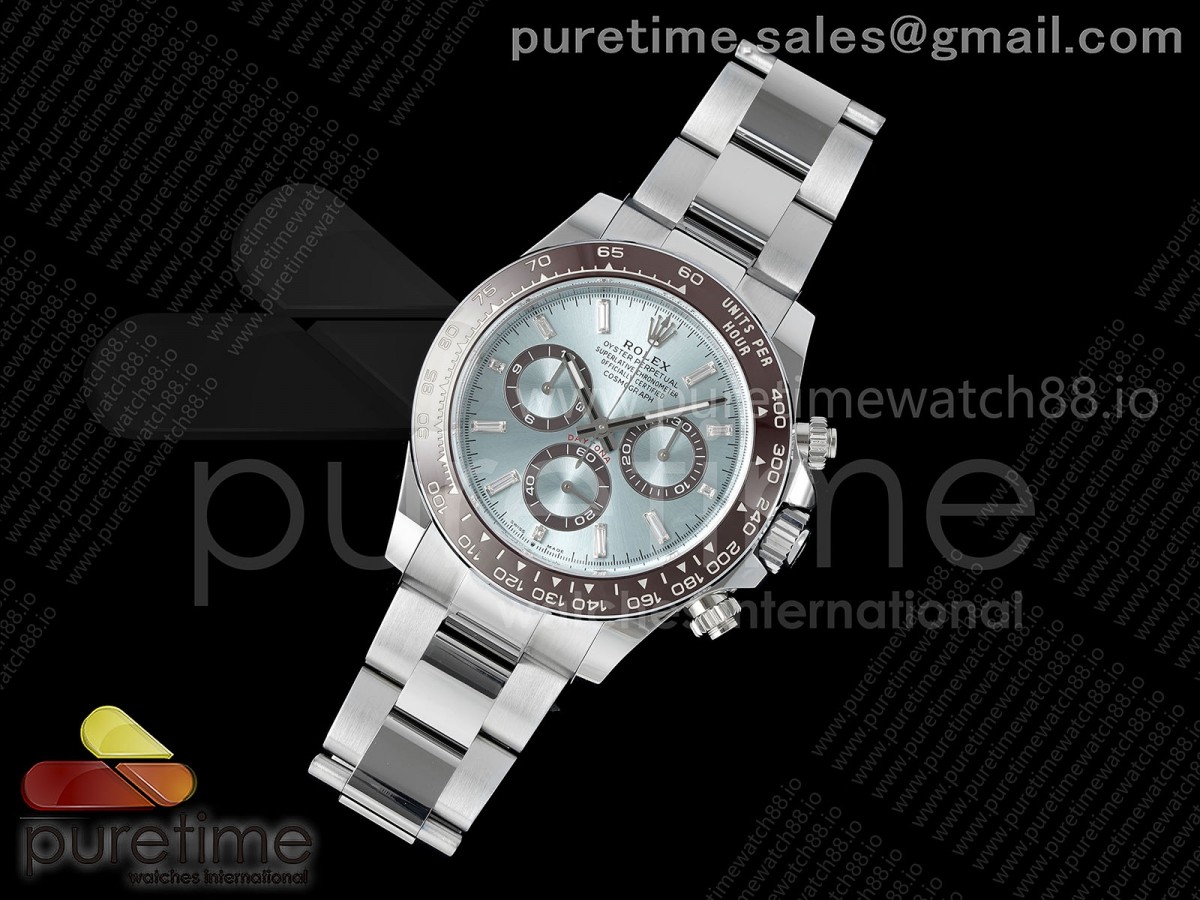 Daytona 126506 BTF 1:1 Best Edition Ice Blue Crystal Dial on SS Bracelet JH4132