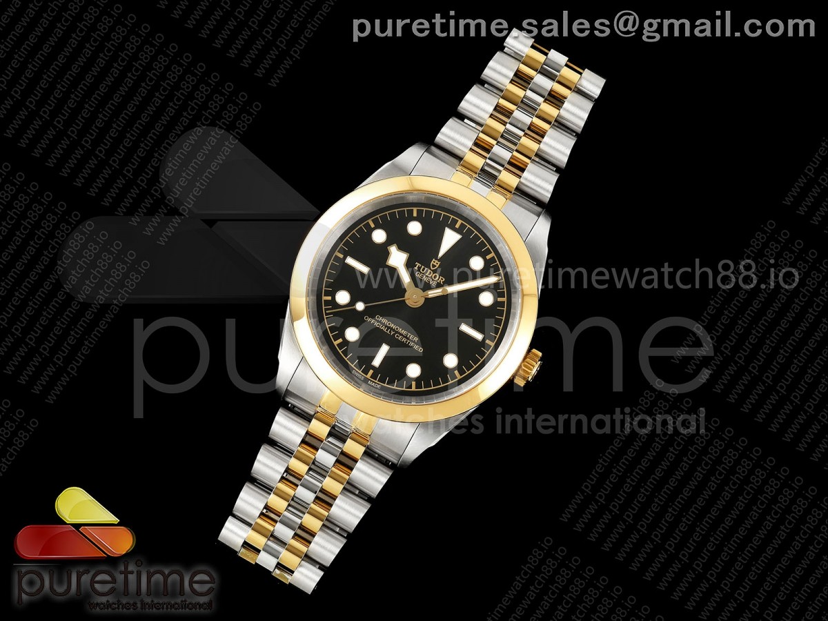 Black Bay One 41 SS/YG HTF 1:1 Best Edition Black Dial on SS/YG Bracelet A26J