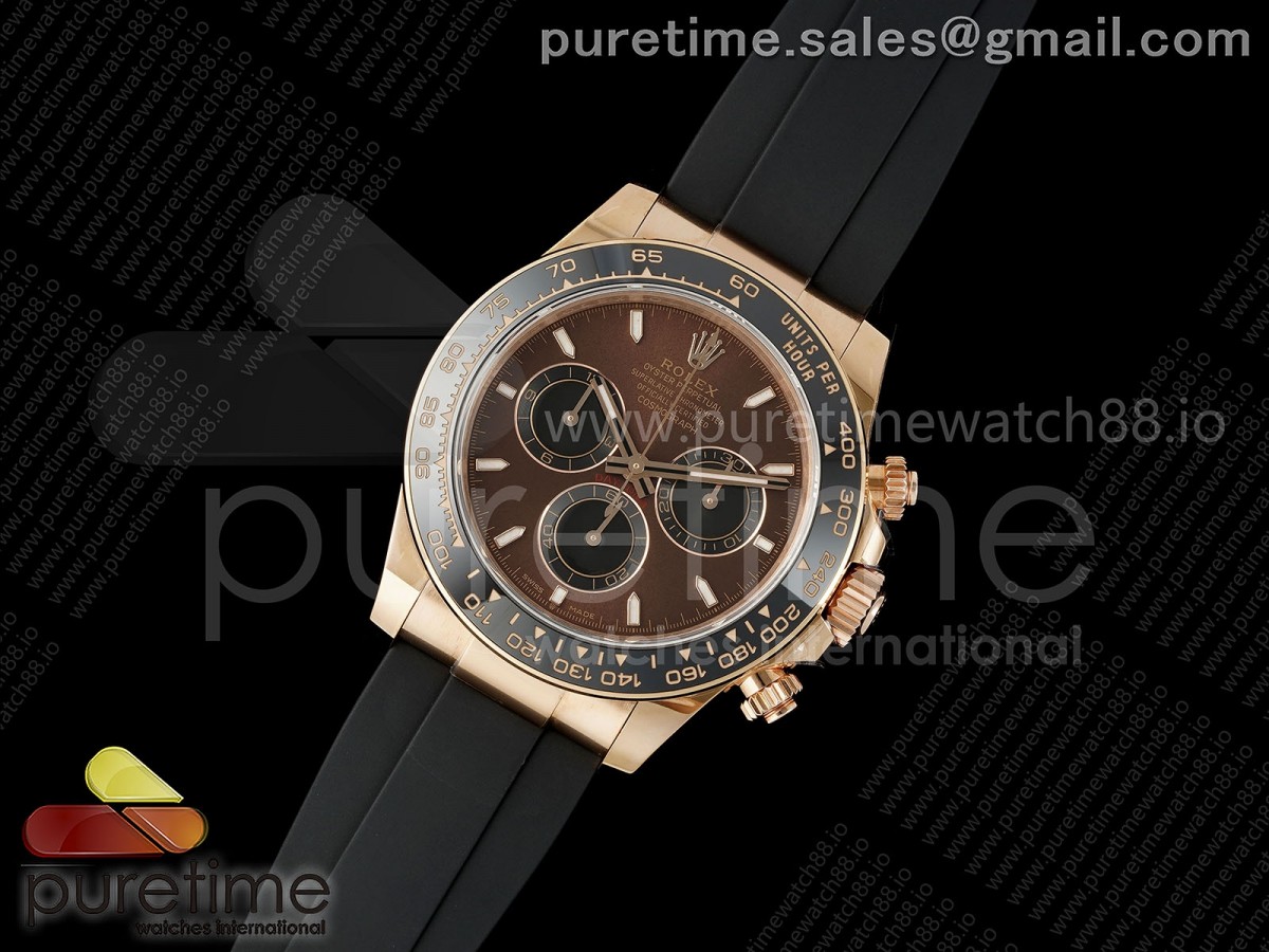 Daytona 126515 ERF Best Edition Brown Dial on Oysterflex Strap JH4131 (Free Sprung)