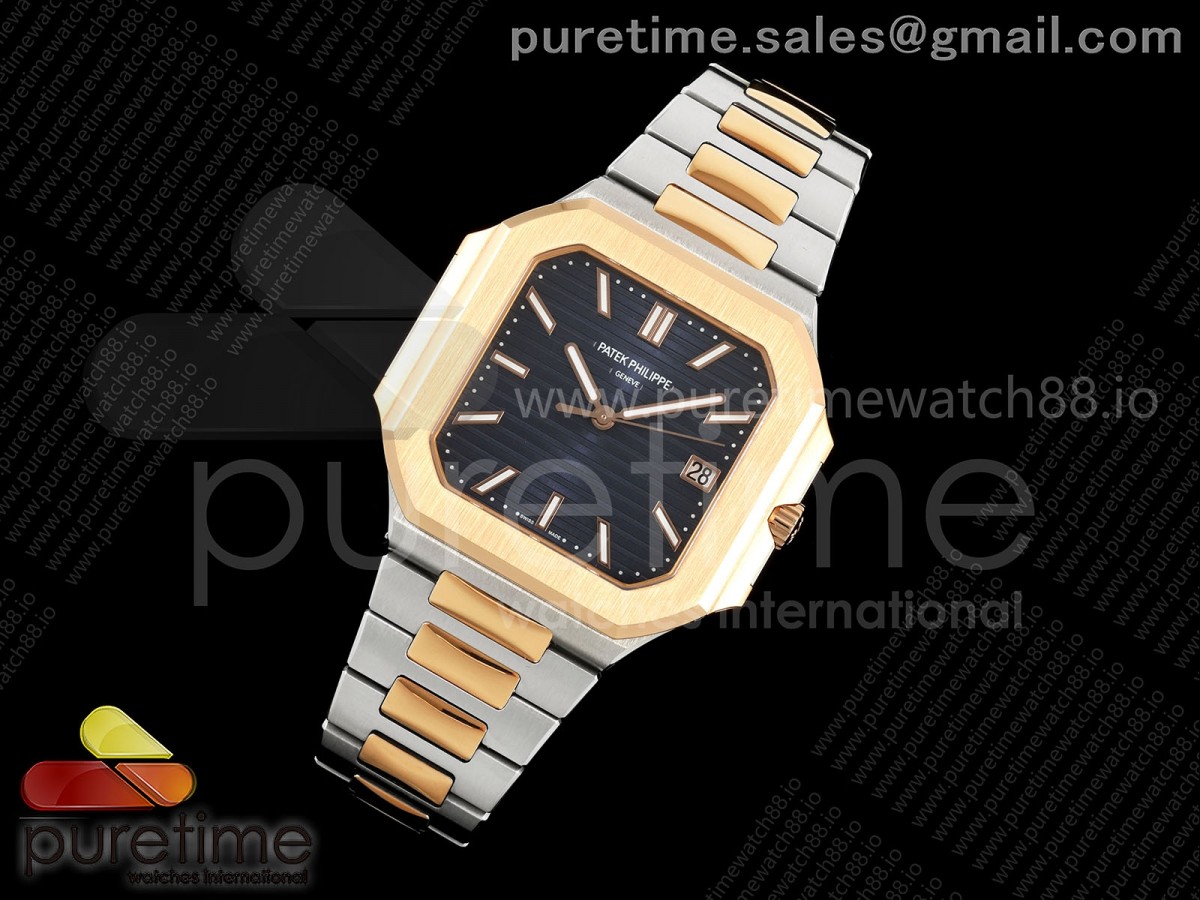 Cubitus 5821 SS/RG BBF Best Edition Blue Dial on SS/RG Bracelet DD330 Super Clone