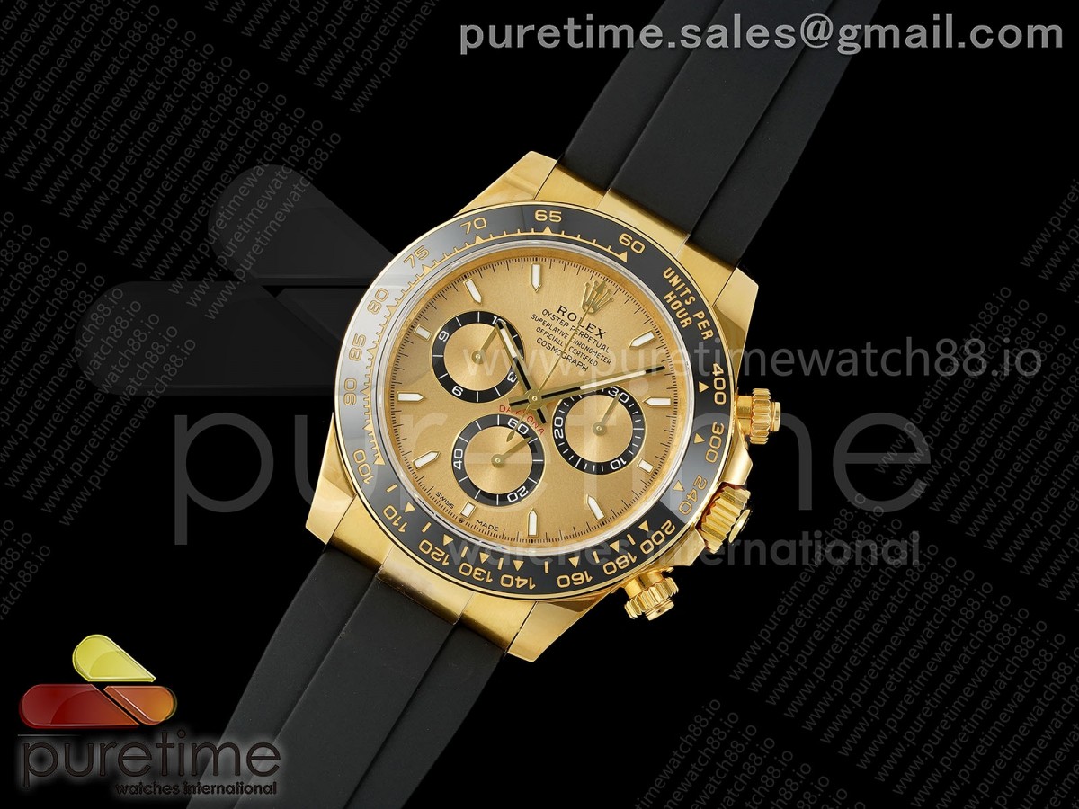 Daytona 126518 ERF Best Edition YG Dial on Oysterflex Strap JH4131 (Free Sprung)