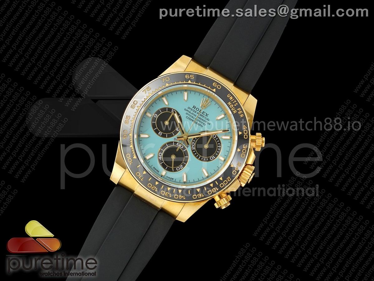 Daytona 126518 ERF Best Edition Turquoise Dial on Oysterflex Strap JH4131 (Free Sprung)