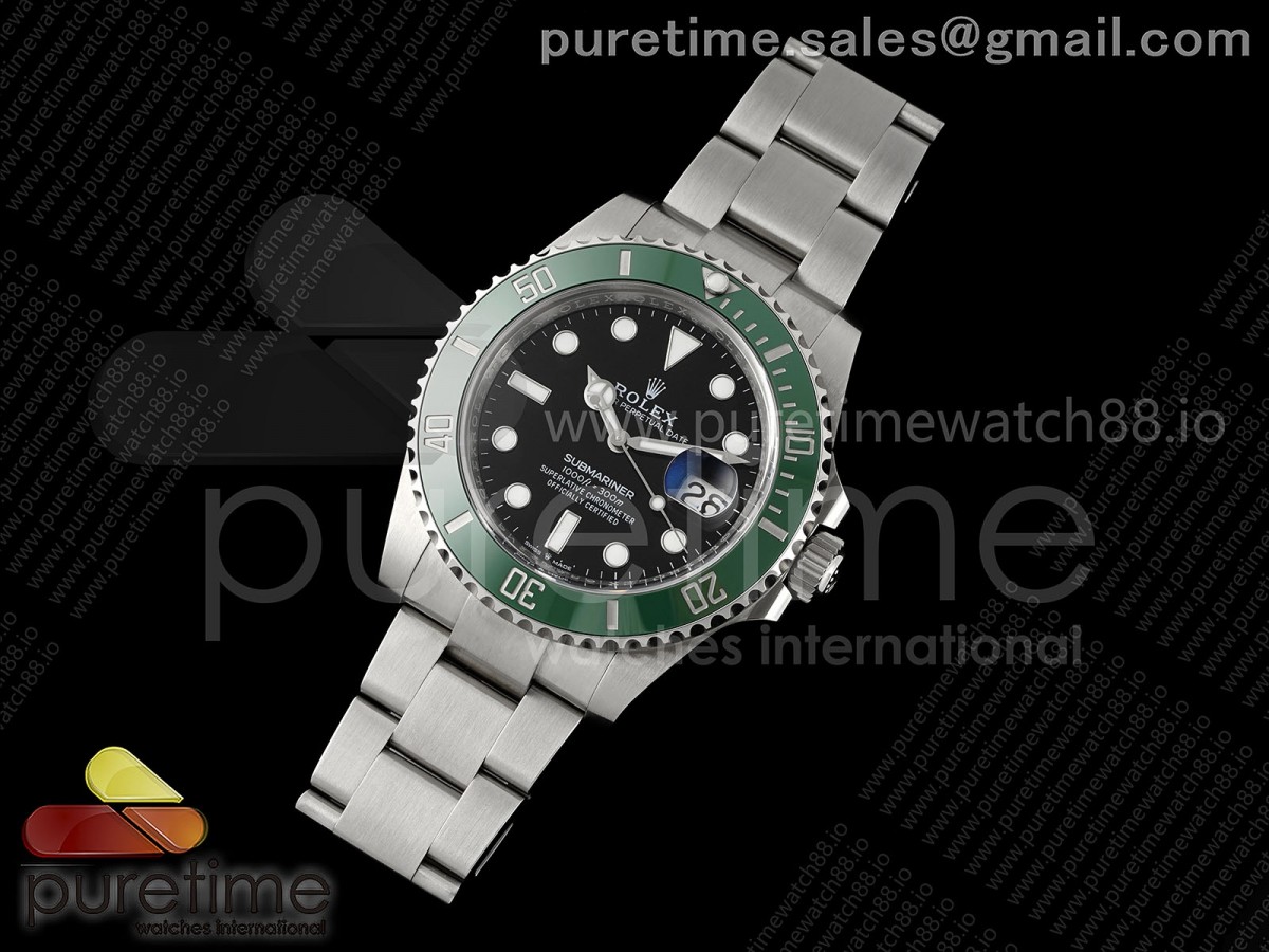 Submariner 41mm 126610 LV Kermit Green Ceramic 904L Steel THBF 1:1 Best Edition SH3235