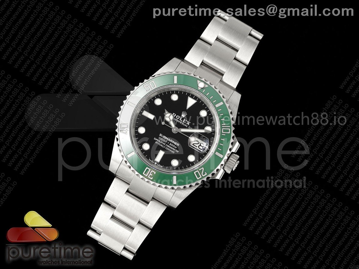 Submariner 41mm 126610 LV Kermit Noob 1:1 Best Edition A2836