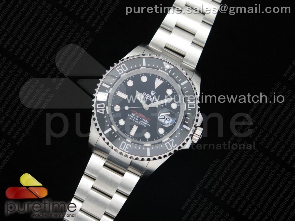 Sea-Dweller 2017 Baselworld 126600 TWF Best Edition Black Dial on SS Bracelet A2836