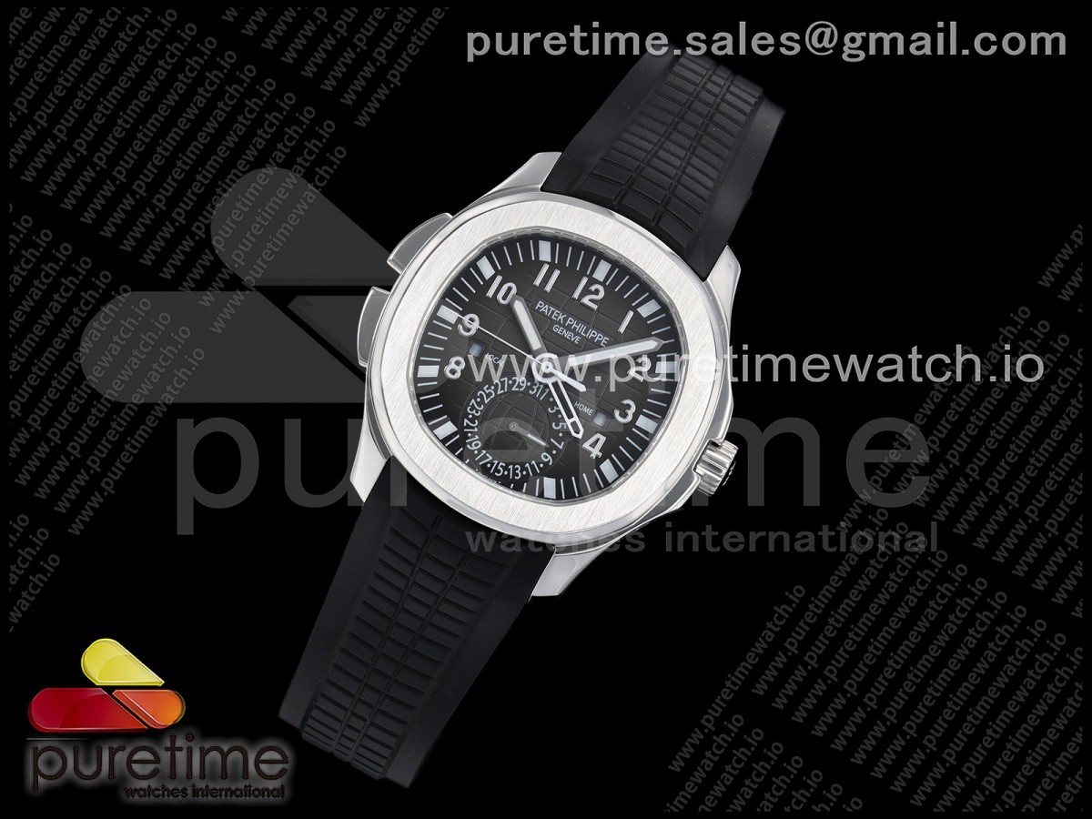 Aquanaut 5164 SS 2F Best Edition Gray Dial on Black Rubber Strap A324
