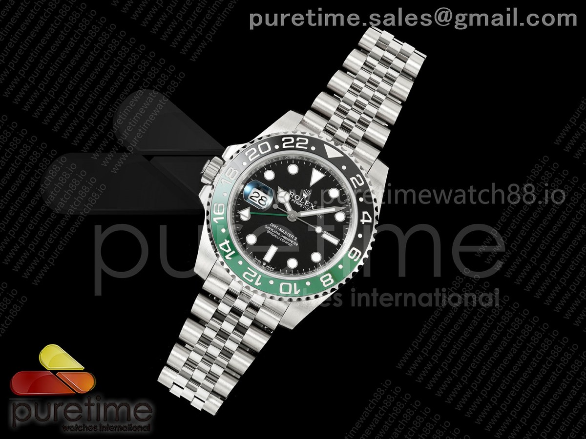 GMT-Master II 126720 VTNR Black/Green Ceramic RCF 1:1 Best Edition on Jubilee Bracelet JH3285