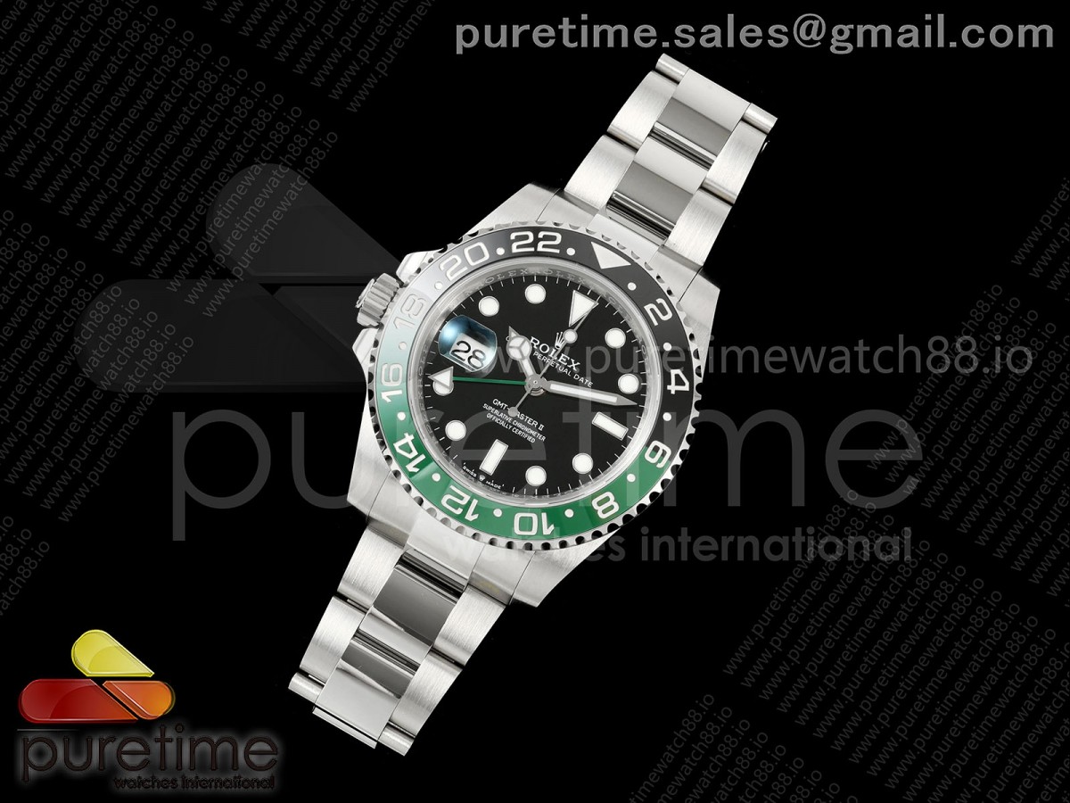 GMT-Master II 126720 VTNR Black/Green Ceramic RCF 1:1 Best Edition on Oyster Bracelet JH3285