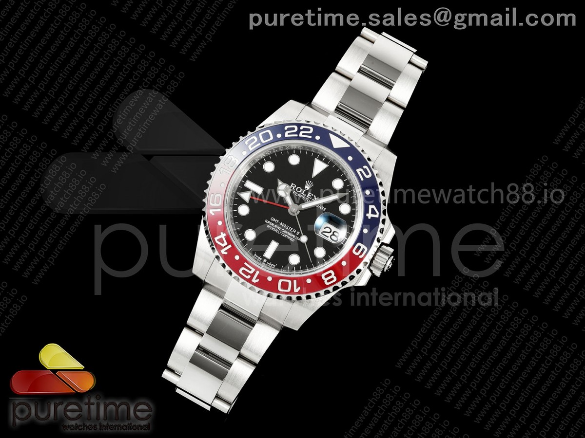 GMT-Master II 126710 BLRO Red/Blue Ceramic RCF 1:1 Best Edition on Oyster Bracelet JH3285