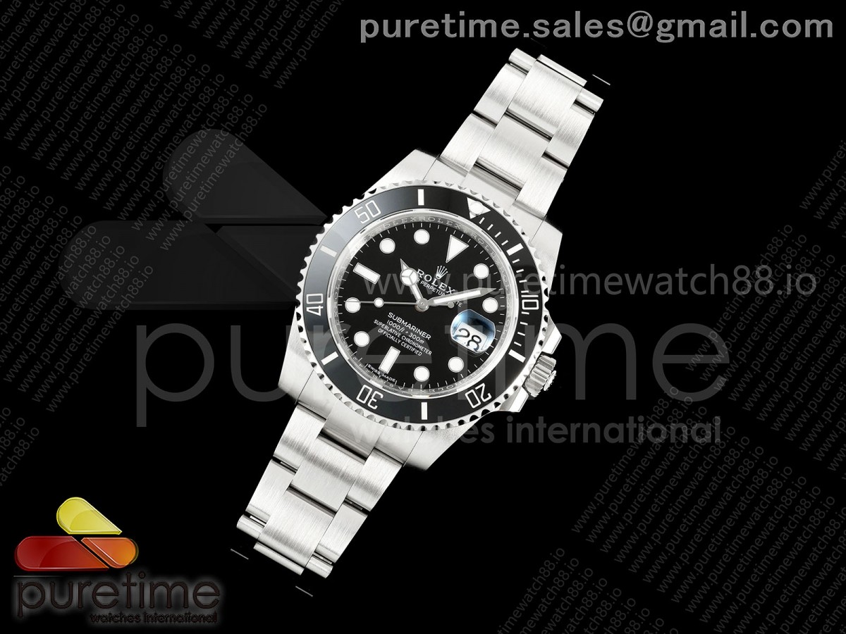 Submariner 116610 LN Black Ceramic EWEF 1:1 Best Edition on SS Bracelet SH3135