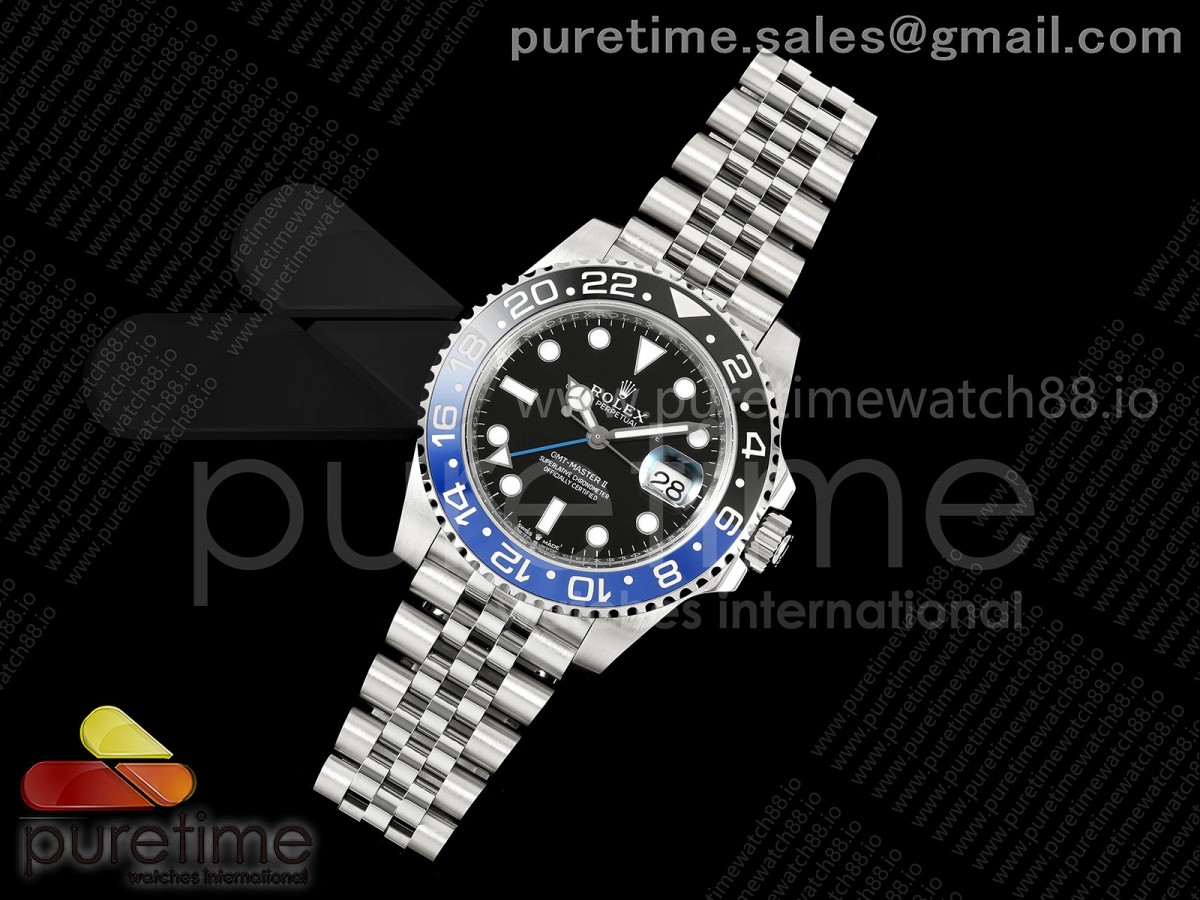 GMT-Master II 126710 BLNR Black/Blue Ceramic RCF 1:1 Best Edition on Jubilee Bracelet JH3285