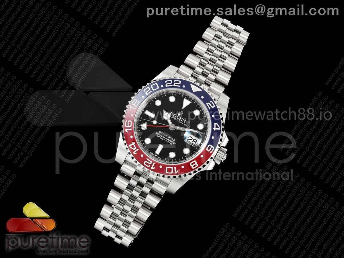 GMT-Master II 126710 BLRO Red/Blue Ceramic RCF 1:1 Best Edition on Jubilee Bracelet JH3285