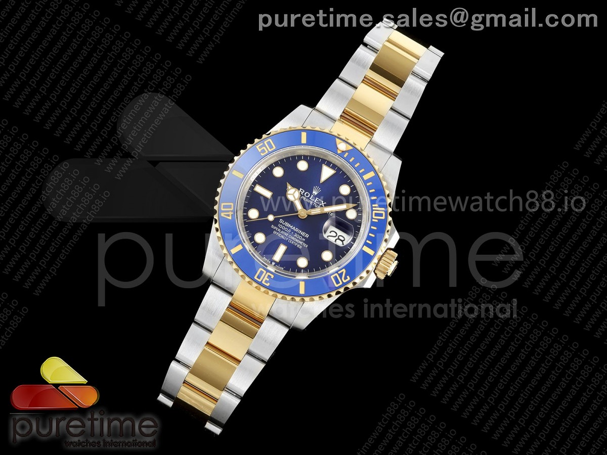 Submariner 41mm 126613 LB QF 1:1 Best Edition 904L SS/YG Case and Bracelet Blue Dial VR3235