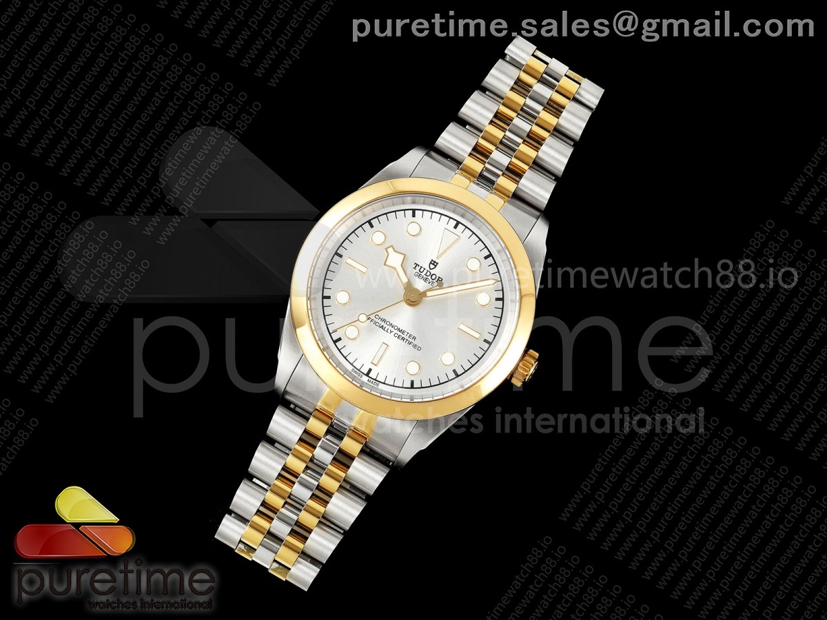 Black Bay One 41 SS/YG HTF 1:1 Best Edition Silver Dial on SS/YG Bracelet A26J