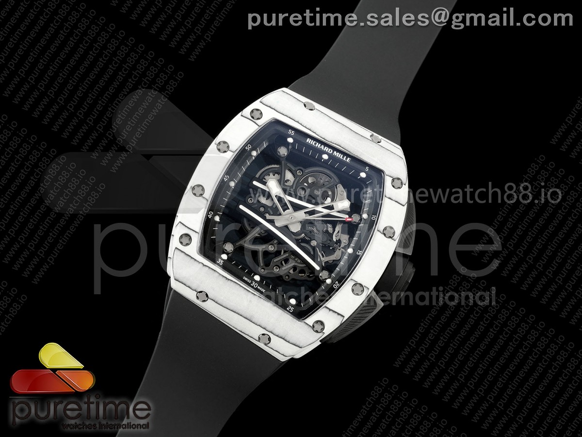 RF Custom Made RM061 White NTPT with Free Sprung Titanium RMUL2 Super Clone