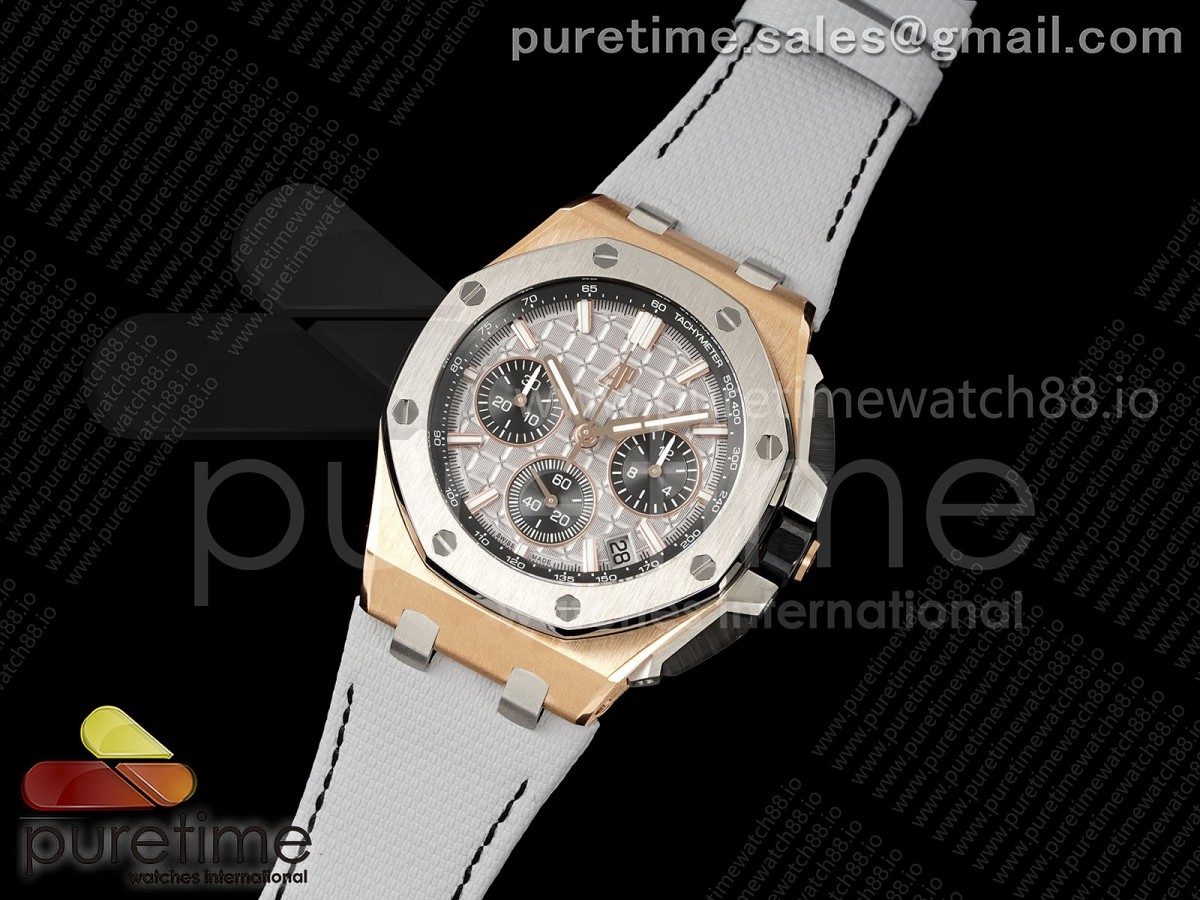 Royal Oak Offshore 43mm RG Titanium APPF Best Edition Gray Dial on Gray Nylon Strap AA4401
