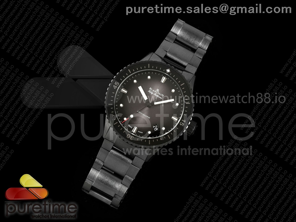 Fifty Fathoms Ceramic DDDF Best Edition Gray Dial on Ceramic Bracelet A1315
