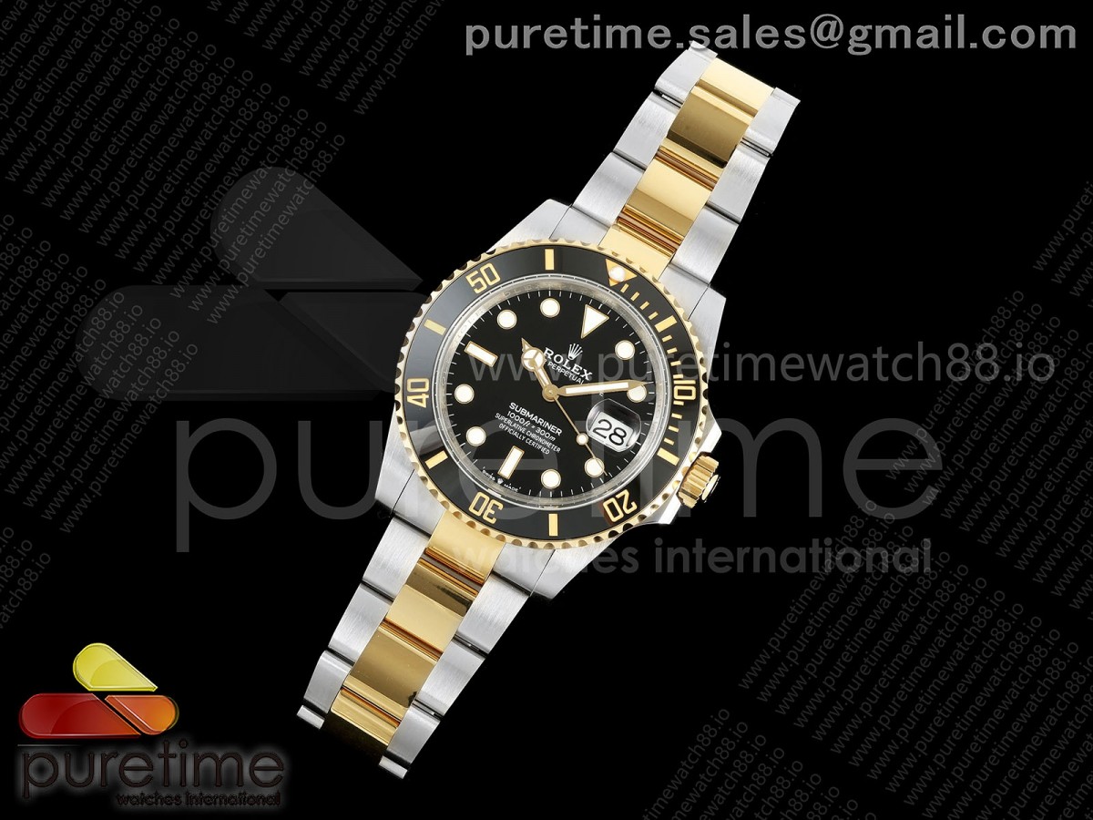 Submariner 41mm 126613 LN QF 1:1 Best Edition 904L SS/YG Case and Bracelet Black Dial VR3235