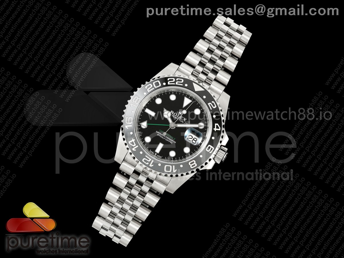 GMT-Master II 126710 GRNR Black/Gray Ceramic RCF 1:1 Best Edition on Jubilee Bracelet JH3285