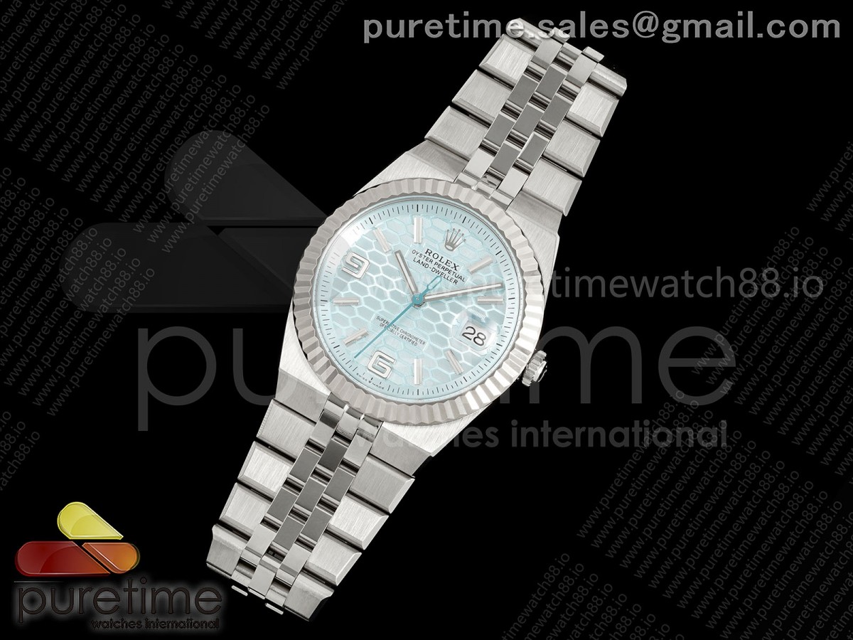 Land Dweller SS 2F Best Edition Ice Blue Dial on SS Bracelet A7135