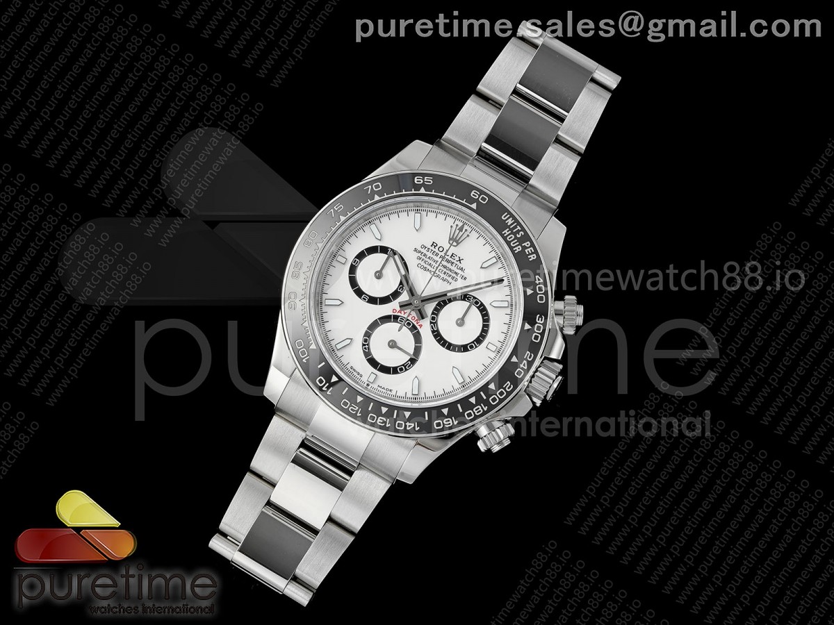 Daytona 126500 BTF 1:1 Best Edition White Dial on SS Bracelet JH4131