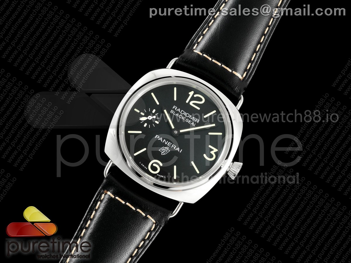 PAM754 Radiomir HWF Best Edition Black Dial on Black Leather Strap A6497