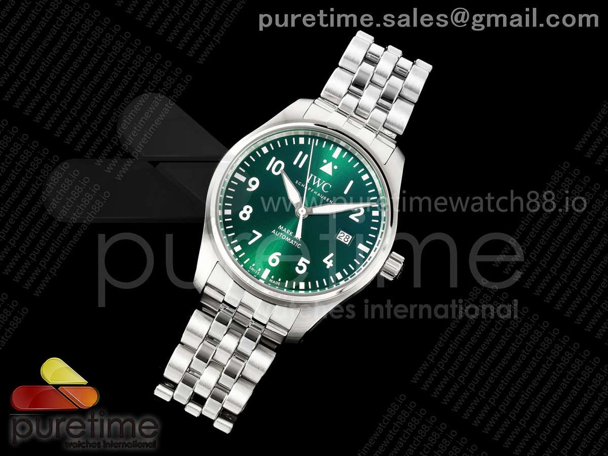 Mark XX MZF 1:1 Best Edition Green Dial on SS Bracelet A2892