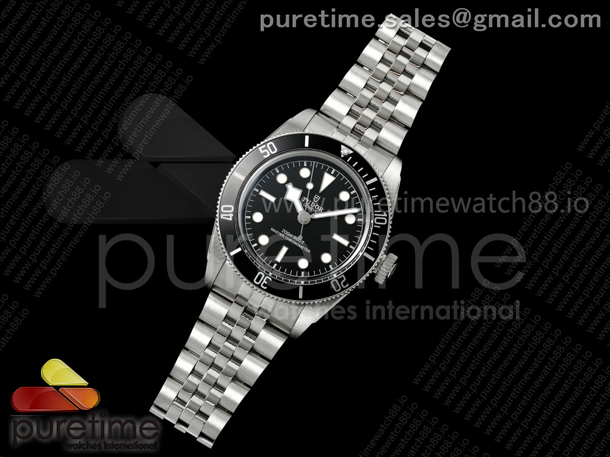 Heritage Black Bay 41mm SS ZF 1:1 Best Edition Black Dial on Jubilee Bracelet A2824