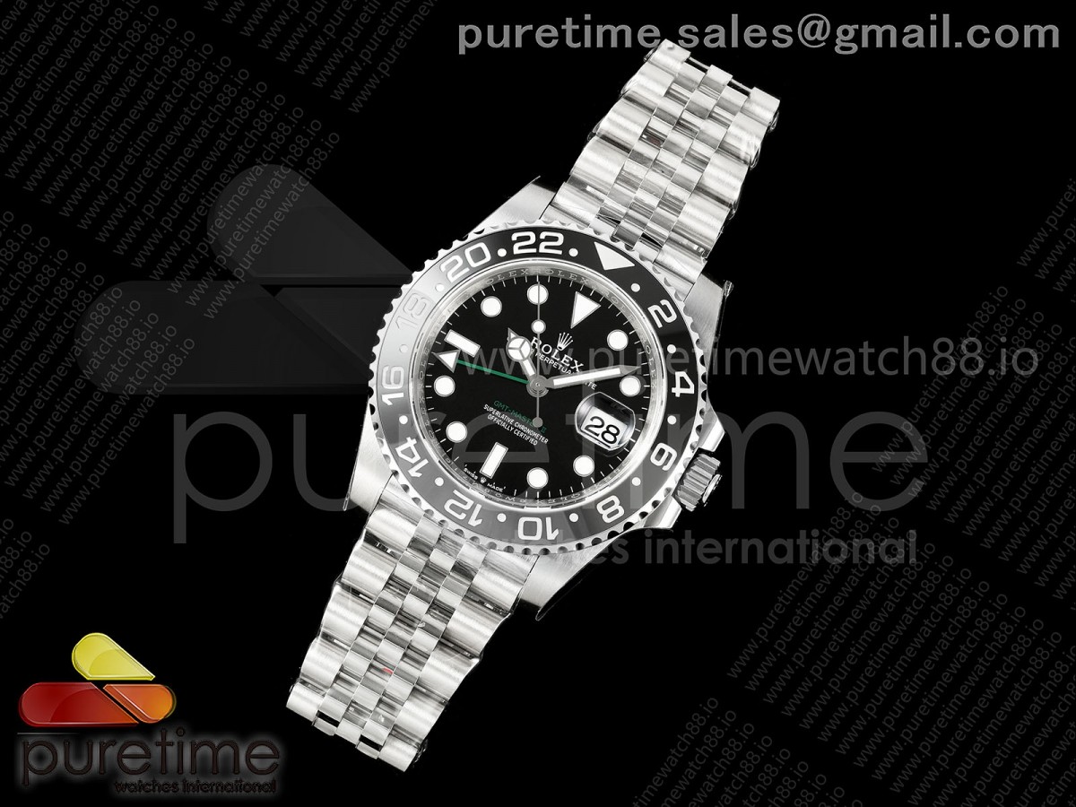 GMT-Master II 126710 GRNR 904L Steel VSF 1:1 Best Edition on Jubilee Bracelet DD3285 CHS V3s