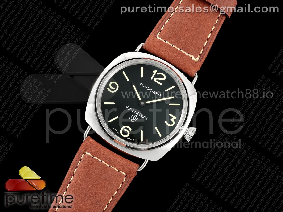 PAM753 Radiomir HWF Best Edition Black Dial on Brown Leather Strap A6497